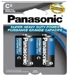 Baterías Panasonic Size C 2Pk